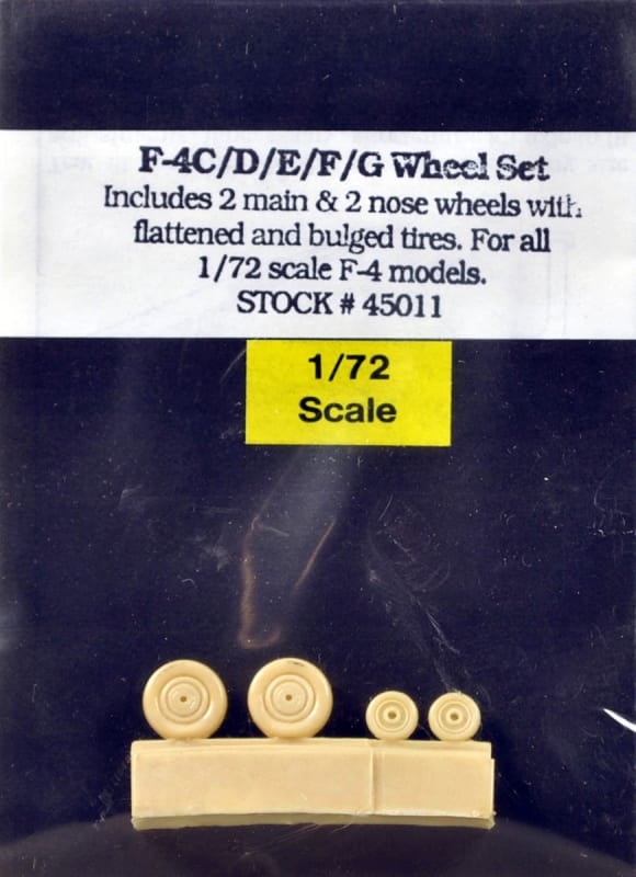 True Details #45011 1/72 F-4C-G Wheel Set