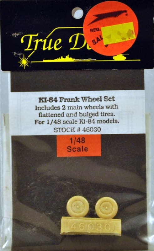True Details #46030 KI-84 Hayate 'Frank' Wheel Set