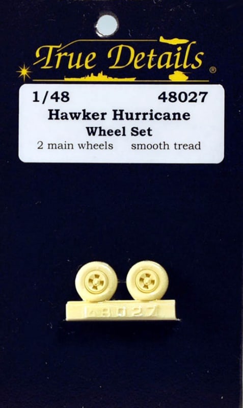 True Details #48027 1/48 Hawker Hurricane Wheel Set