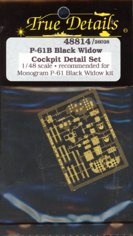True Details #48814 1/48 P-61B Black Widow Cockpit PE
