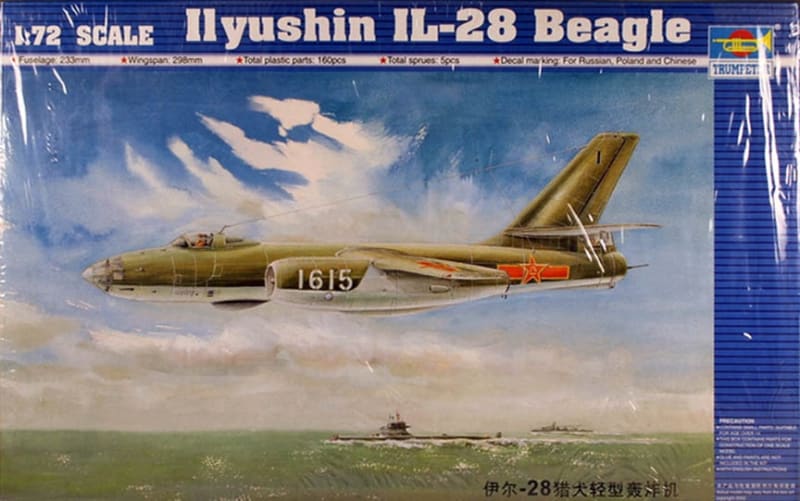 Trumpeter_01604_Ilyushin_IL-28_Beagle