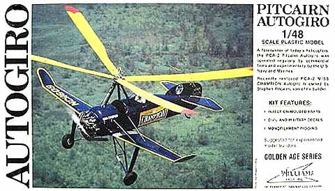 Williams Brothers #48-161 1/48 Pitcairn Autogiro
