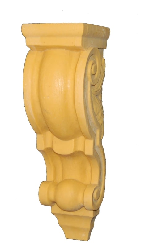 Resin Large Carved Smooth Corbel Resin Large Carved Smooth Corbel