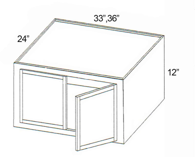 Parkview Cabinets PFDRW3312