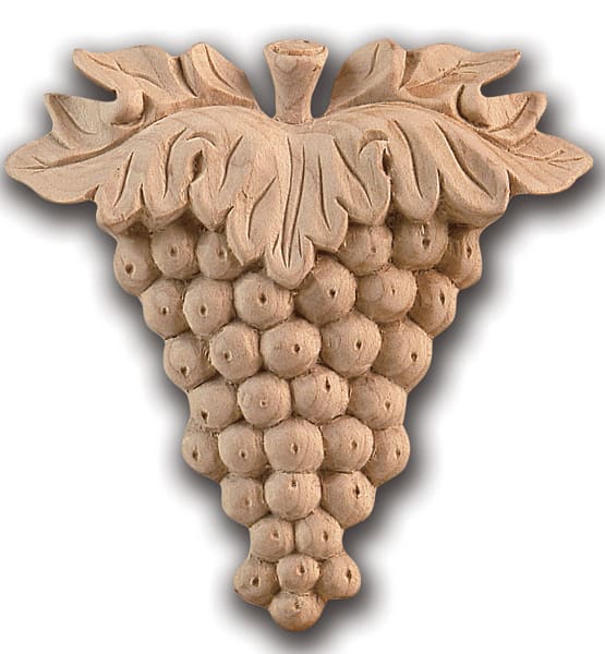 Grape Rosette - From Hardware and Molding Grape Rosette - From Hardware and Molding