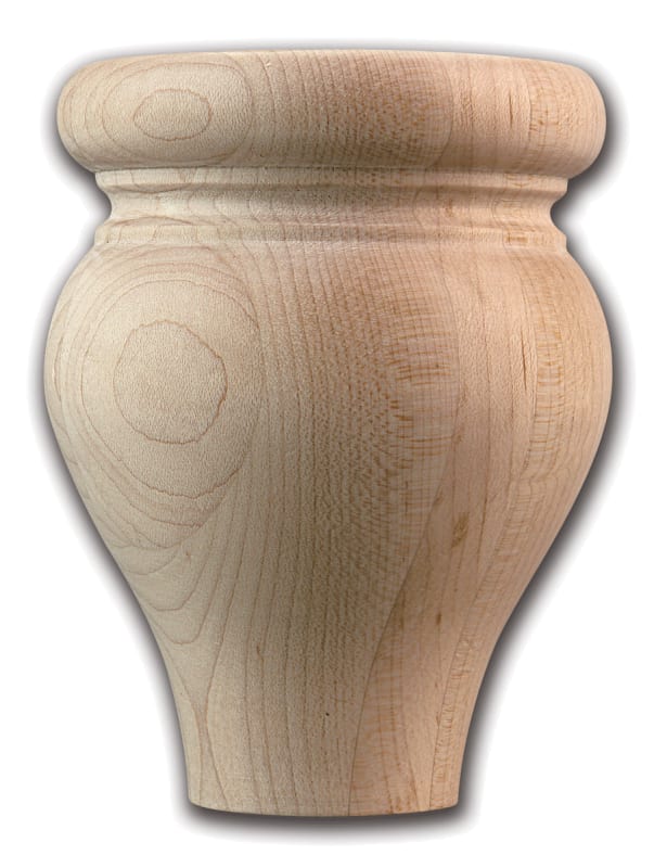 Cherry Tulip Bunn Foot - From Hardware and Molding