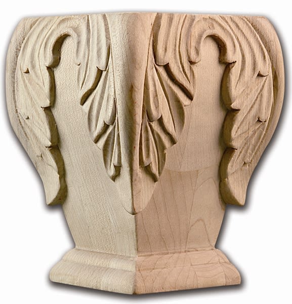 Acanthus Bunn Foot - From Hardware and Molding