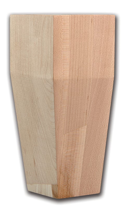Shaker Bunn Foot - Cherry
