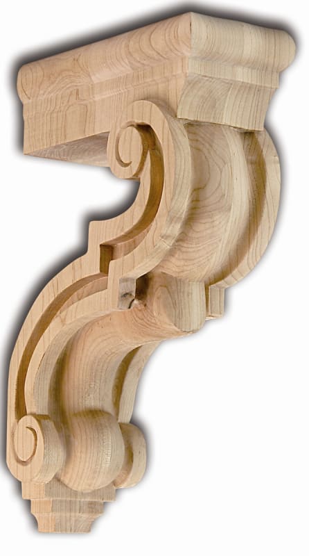 Traditional Scroll Bar Bracket - From Hardware and Molding