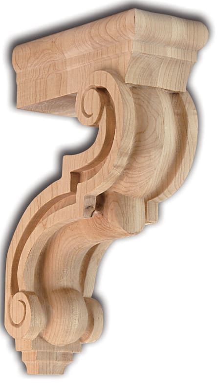 Traditional Scroll Bar Bracket - From Hardware and Molding