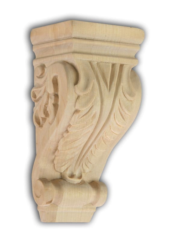 Acanthus Corbel - Red Oak Acanthus Corbel - Red Oak