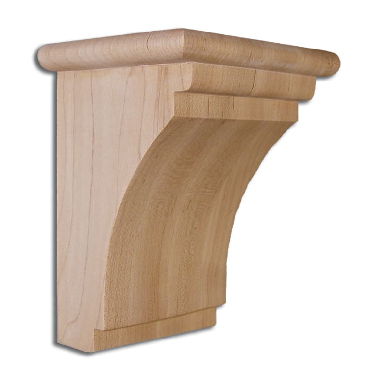 Shaker Corbel - Red Oak