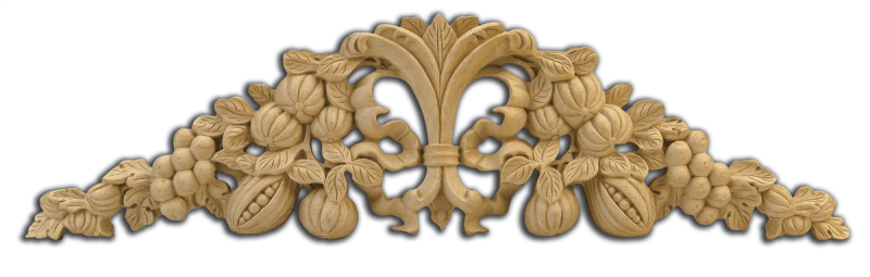 Grape Flower Overlay - Red Oak