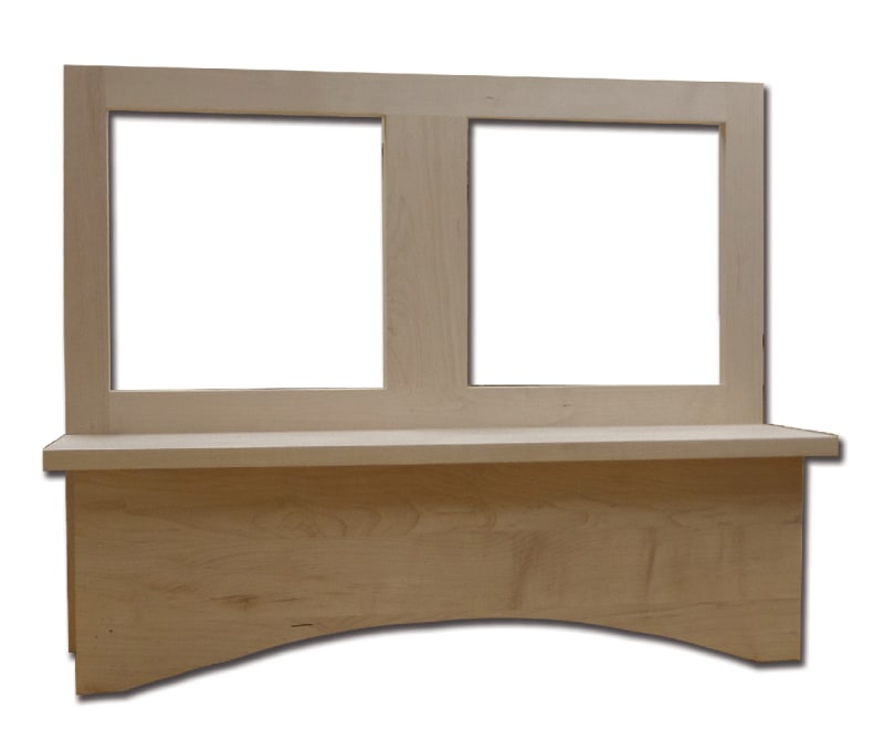 Castlewood Arched Plain Mantel Range Hood Front