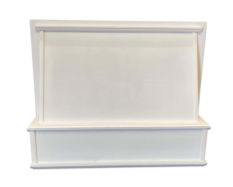 30" W x 30" H Castlewood Shaker Wood Range Hood Front - Paint Grade