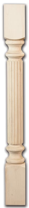 Reeded Split Post - From Hardware and Molding