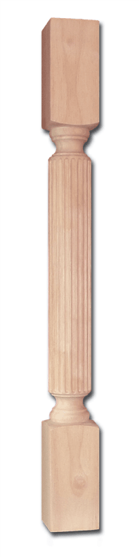 Fluted Bar Post - Remodel Market