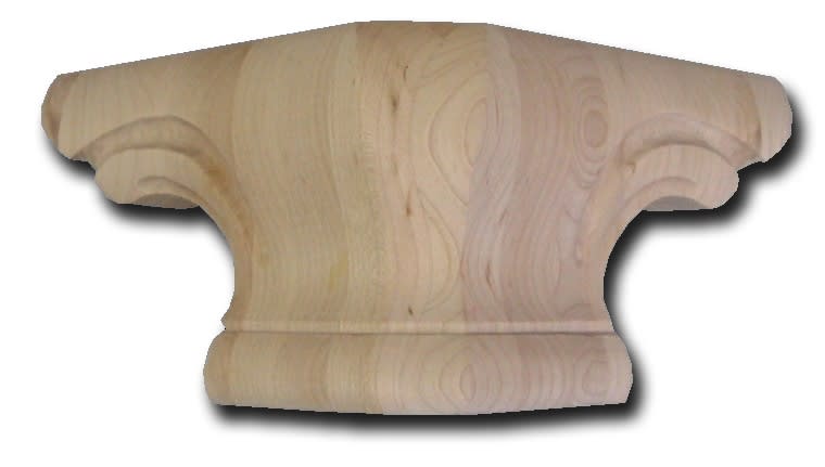 Pedestal Foot Corner - Cherry Pedestal Foot Corner - Cherry