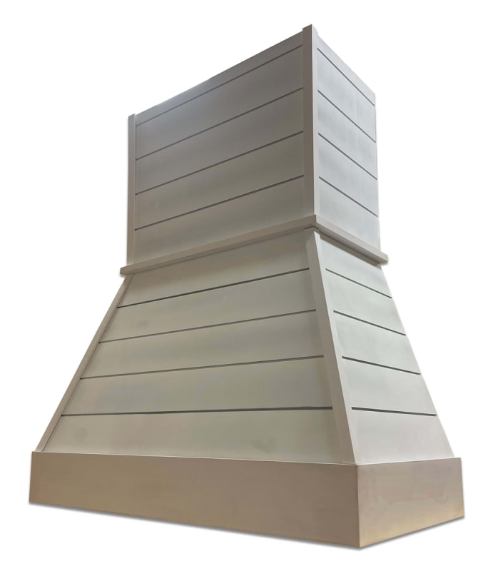 30" Castlewood Shiplap Wood Range Hood - Detachable - Paint Grade (RTA)