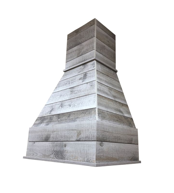 Castlewood SY-WCSXLR-WW Rustic Shiplap Chimney Range Hood