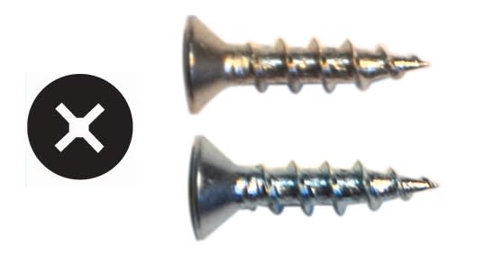 #5 x 5/8 Flat Phillips Full Deep Thread Hardware Screws | Remodel Market