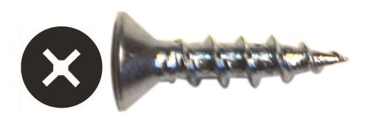 #6 x 7/16 Flat Phillips Full Deep Thread Hardware Screws | Remodel Market