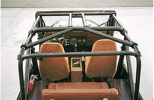 Rock Hard 4x4™ Straight Across the Rear Bar for Jeep Wrangler YJ 1987 - 1991 [RH-1002-D]