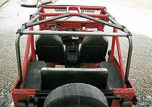 Rock Hard 4x4™ Straight Across the Rear Bar for Jeep CJ7 1976 - 1978 [RH-1007-B]