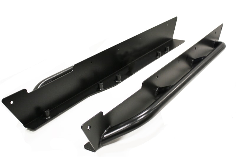 Rock Hard 4x4™ Patriot Series Rocker Guards w/ Tube Sliders - Black Finish for Jeep Wrangler Unlimited LJ 2003 - 2006 [RH-3001-UCS]