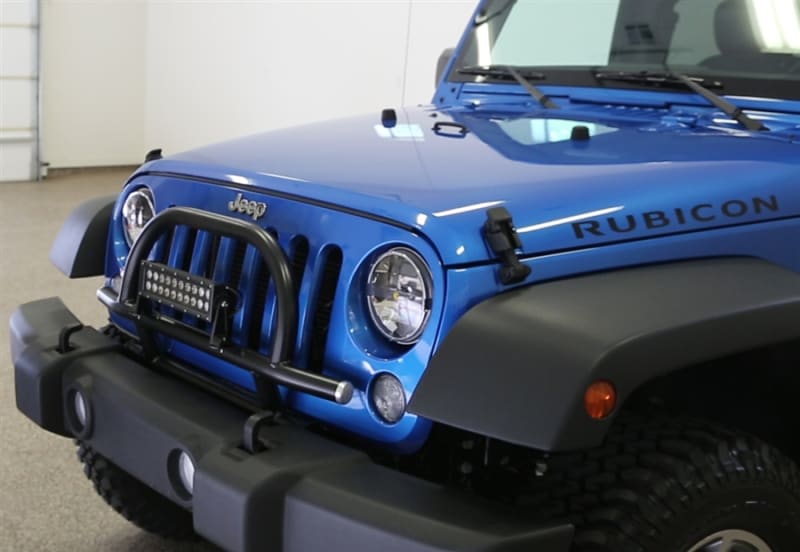 Rock Hard 4x4™ Light Mount with Grille Guard for Factory Front Bumper Jeep Wrangler JK 2/4DR 2007 - 2018 [RH-6061]