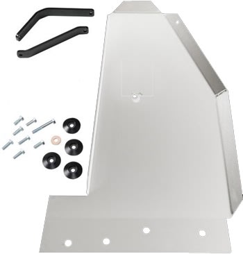 Rock Hard 4x4™ RHX Series Oil Pan / Transmission Skid Plate - Long Arm Suspension for Jeep Wrangler JK 2007 - 2018 [RH-6080]