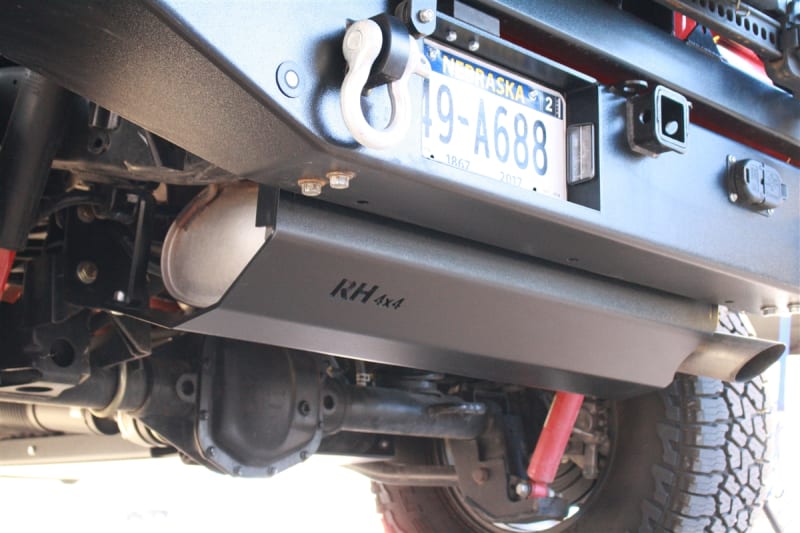Rock Hard 4x4™ Muffler Skid Plate for NON HEMI Jeep Wrangler JL 2/4DR 2018 - Current [RH-90507]