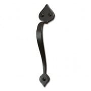 Hand Forged 9 in.Handle Design #1 - BLACK