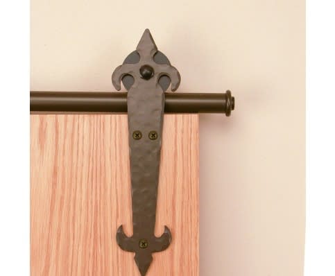 Fleur-de-Lis Strap w/ Roller - Oil Rubbed Bronze