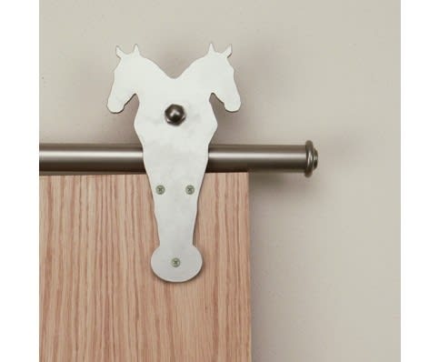 Double Horse Strap - Satin Nickel
