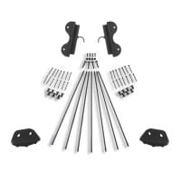 Sliding Single Hook Non-skid Feet Hardware Kit