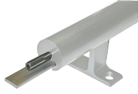 photo of Splice Kit for Joining Two Rails Together (Shown inserted in Rail with Bracket - Not Included)