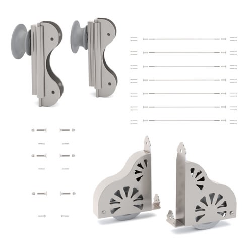 photo of SINGLE ROLLER HARDWARE KIT - 20 IN. WIDE