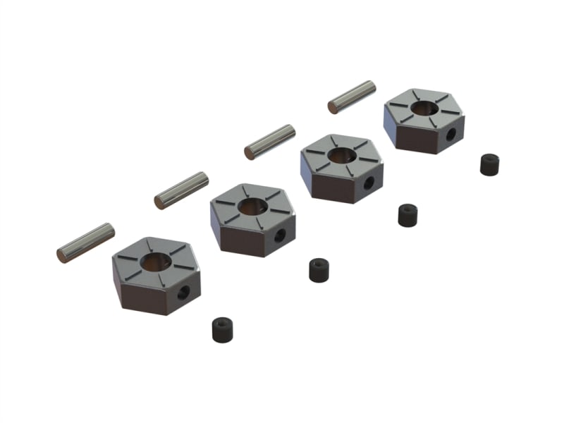 ARRMA Metal 12mm Wheel Hex (4)