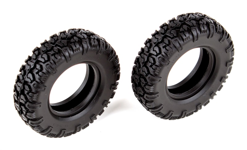Associated CR12 Multi-Terrain Tires 1.55" x 3.13" OD (2)