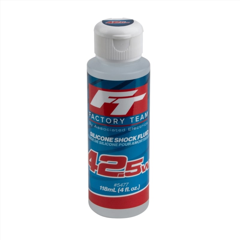 Factory Team Silicone Shock Fluid, 42.5wt / 538 cSt (4oz)