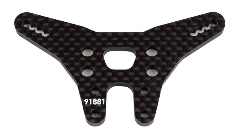 Associated RC10B6.3 Rear Shock Tower, Carbon Fiber