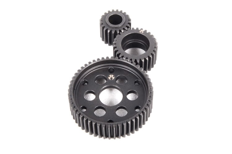Axial AX10 Locked Transmission - Complete Metal Gear Set - Steel (3pcs) - AXIC3078