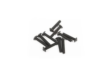 Axial Yeti M2.6x12mm Hex Socket Button Head (Black) (10pcs) - AXIC1195