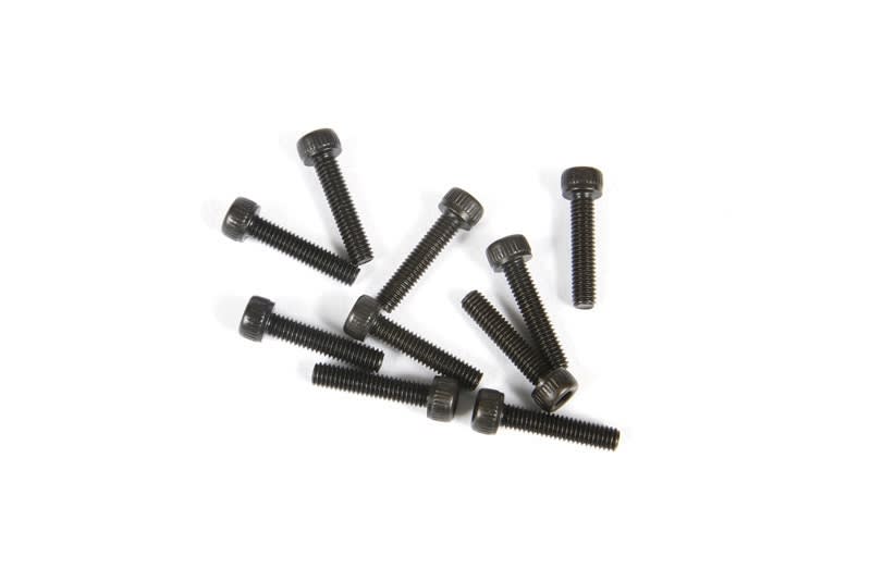 Axial M2.6x12mm Cap Head Screw Black (10) - AXIC3399