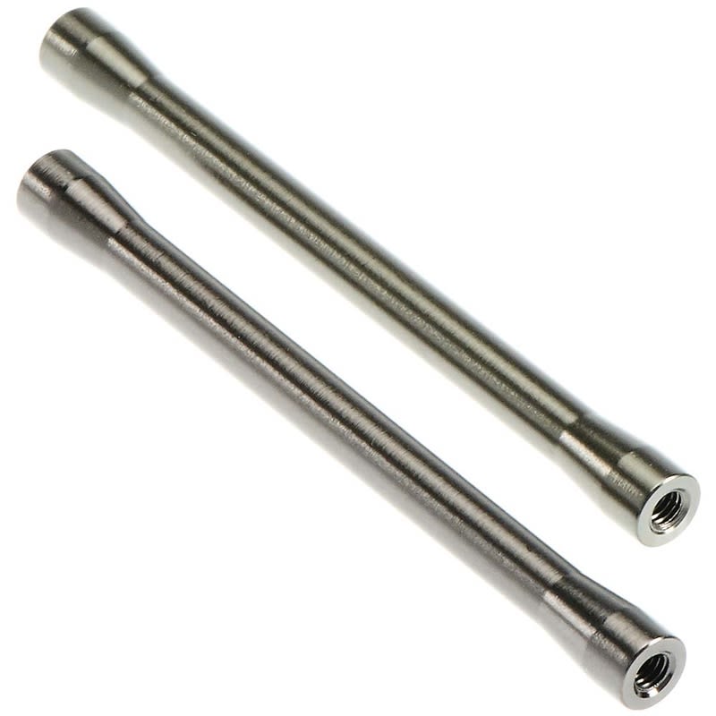 Axial Threaded Alum Link 7.5x85.5mm Gray (2) - AXIC1486