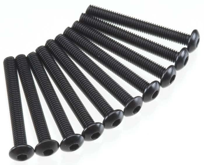 Axial Hex Socket Button Head M3x25mm Black Oxide (10) - AXIC0012