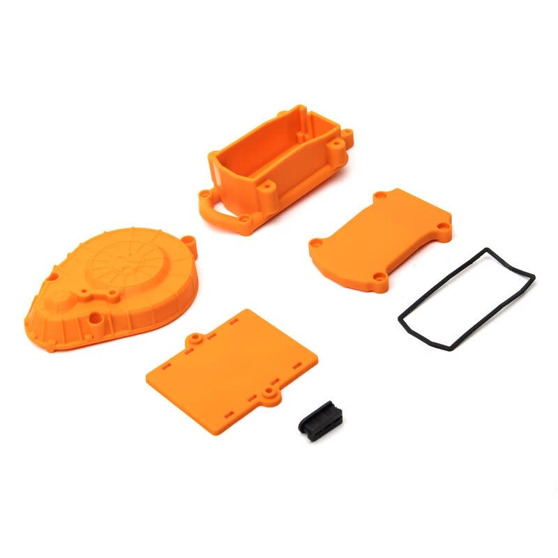 Axial RBX10 Cage Radio Box and Spur Cover (Orange)