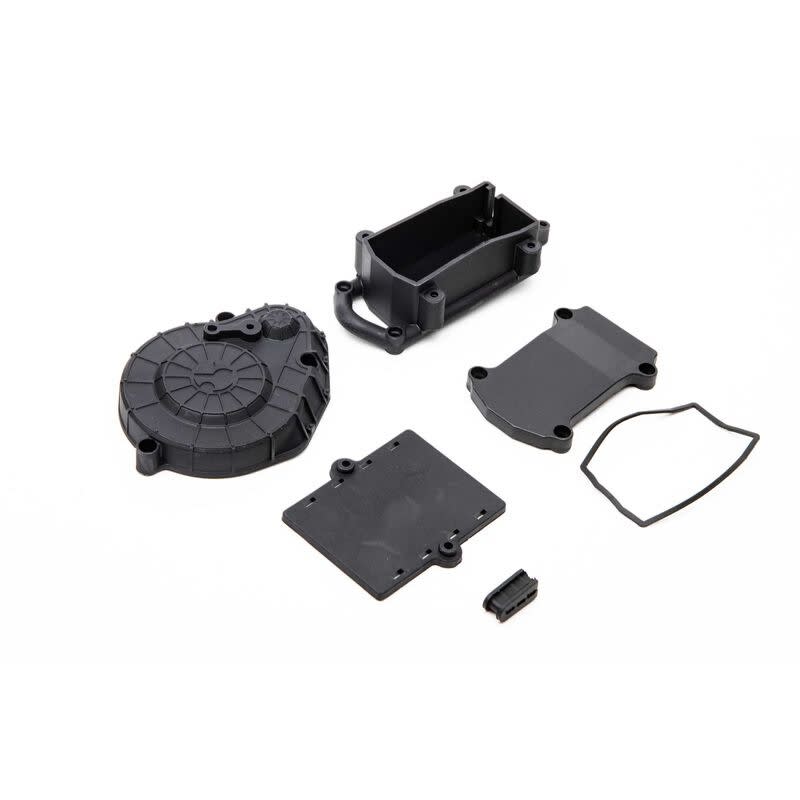 Axial RBX10 Cage Radio Box and Spur Cover (Black)