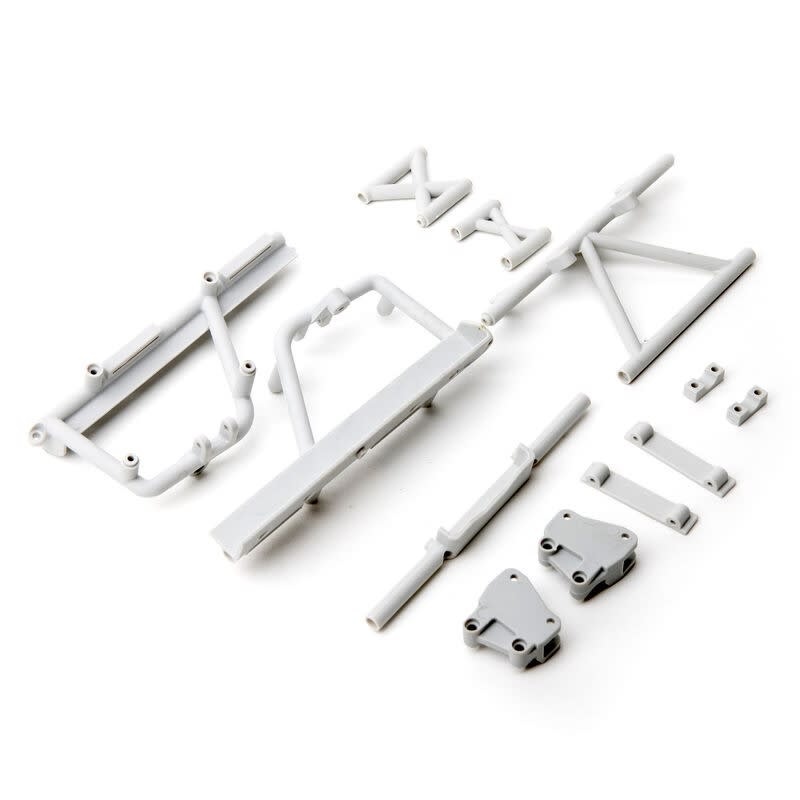Axial RBX10 Cage Supports and Battery Tray (Gray)